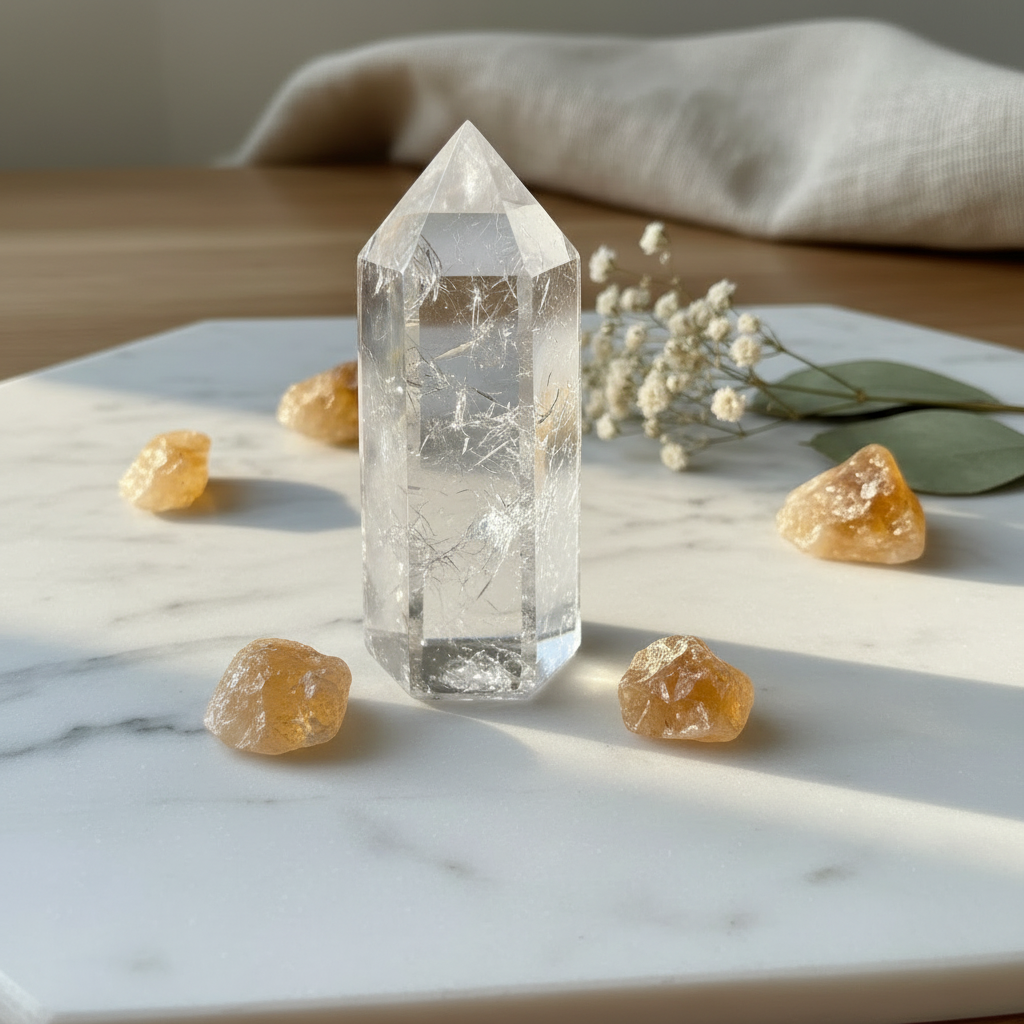 Clear Quartz Tower