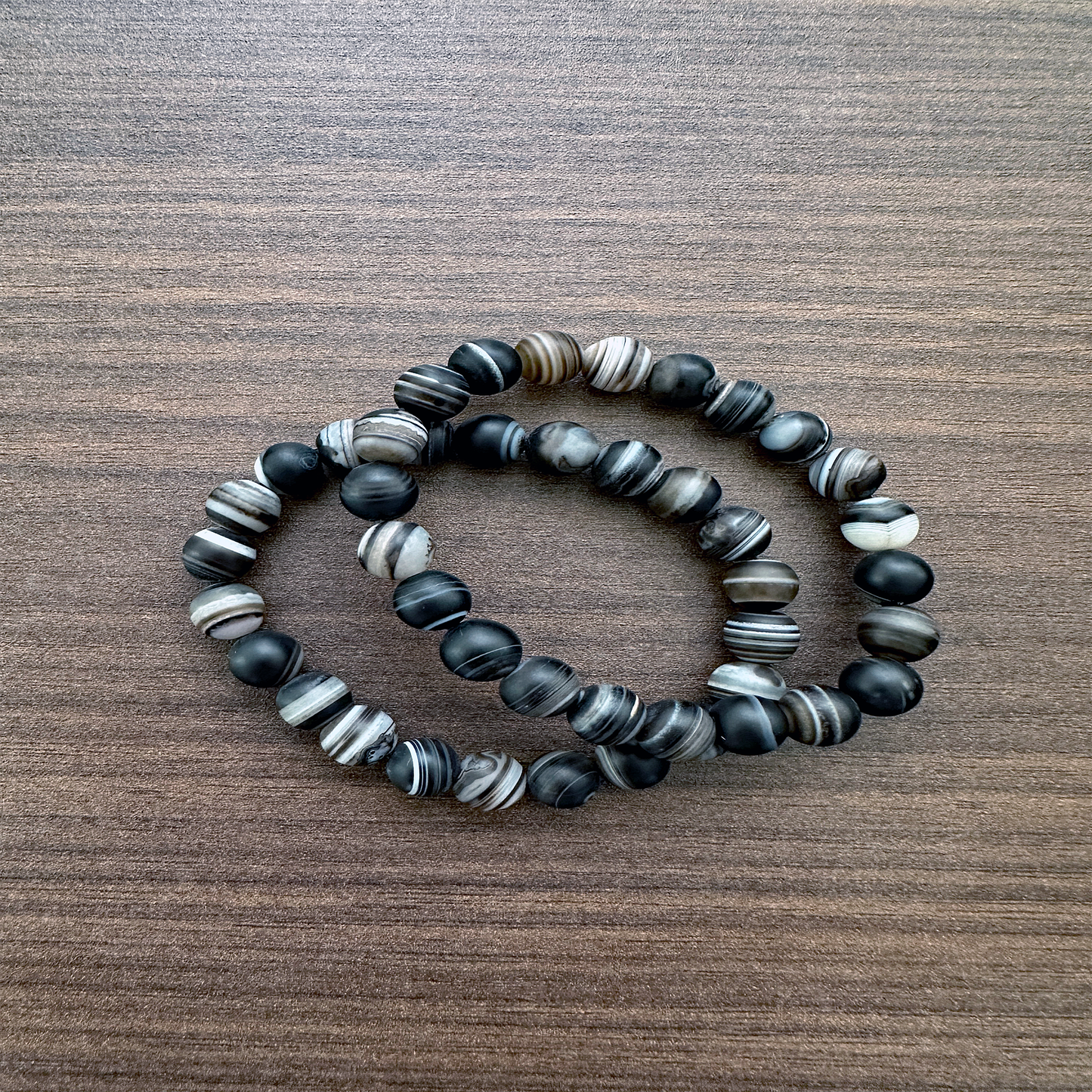 Matte Botswana Agate Bracelet