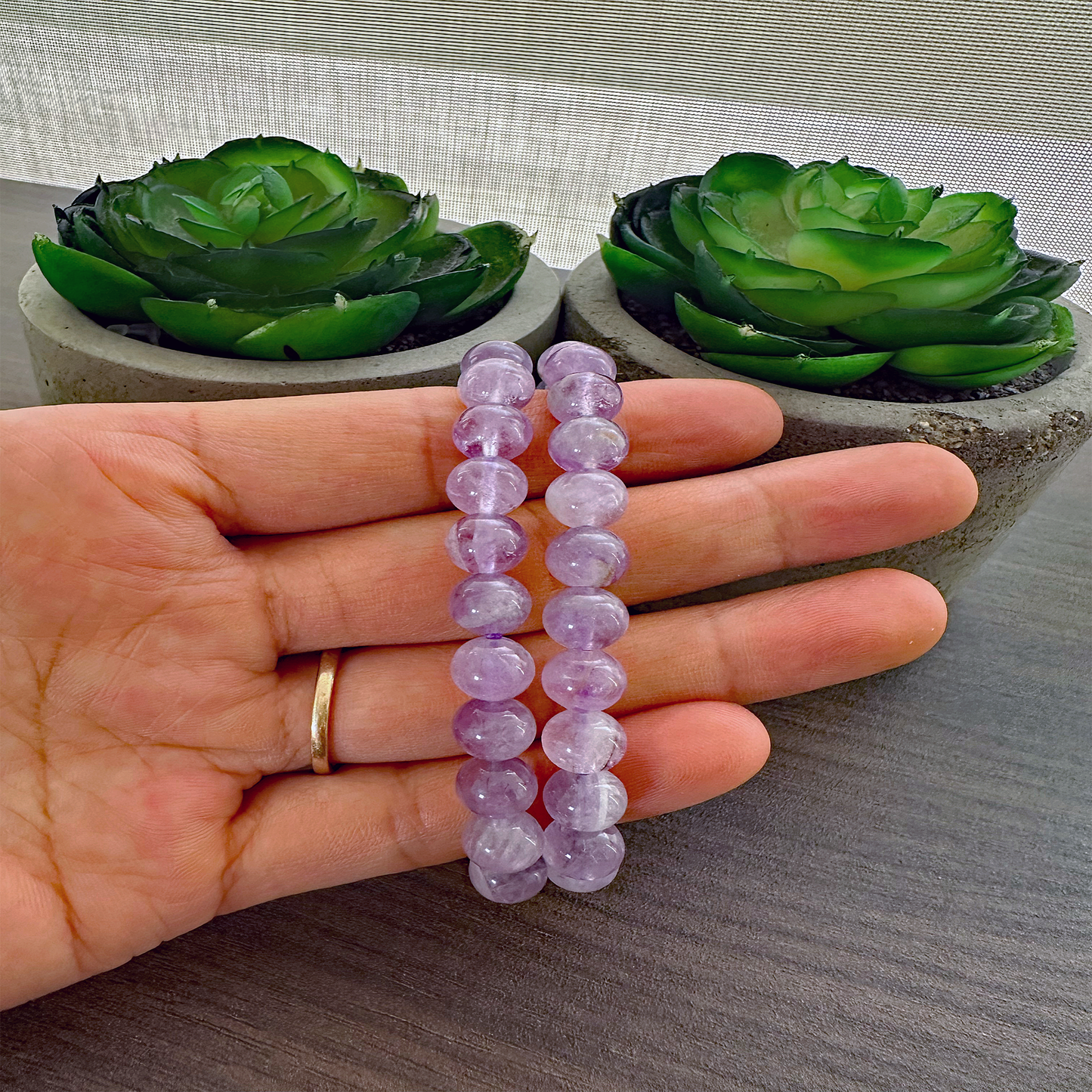 Lavender Amethyst Bracelet