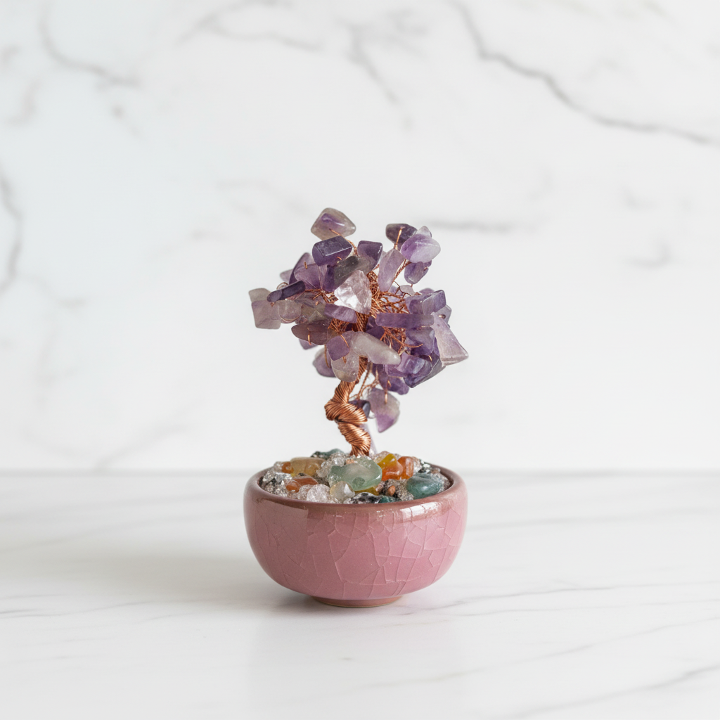 Amethyst Crystal Mini Tree V2