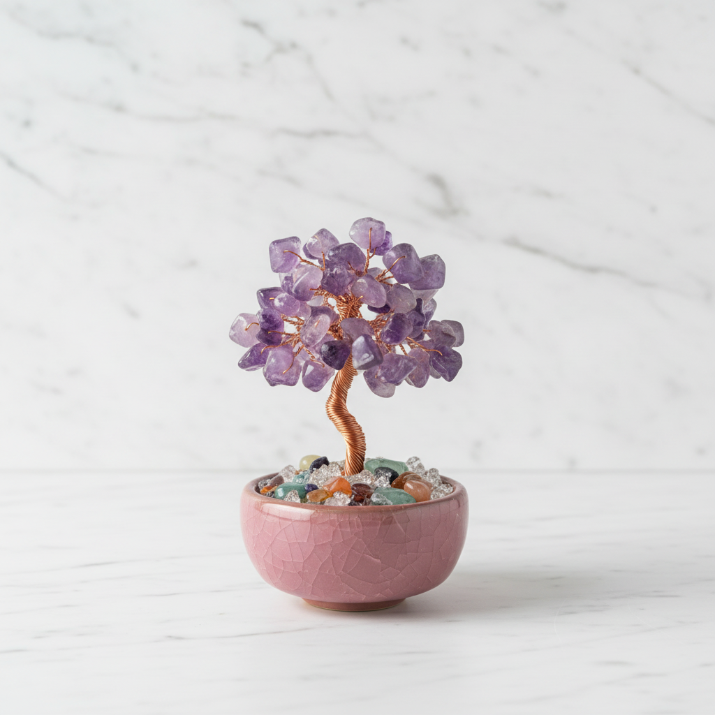 Amethyst Crystal Mini Tree V3