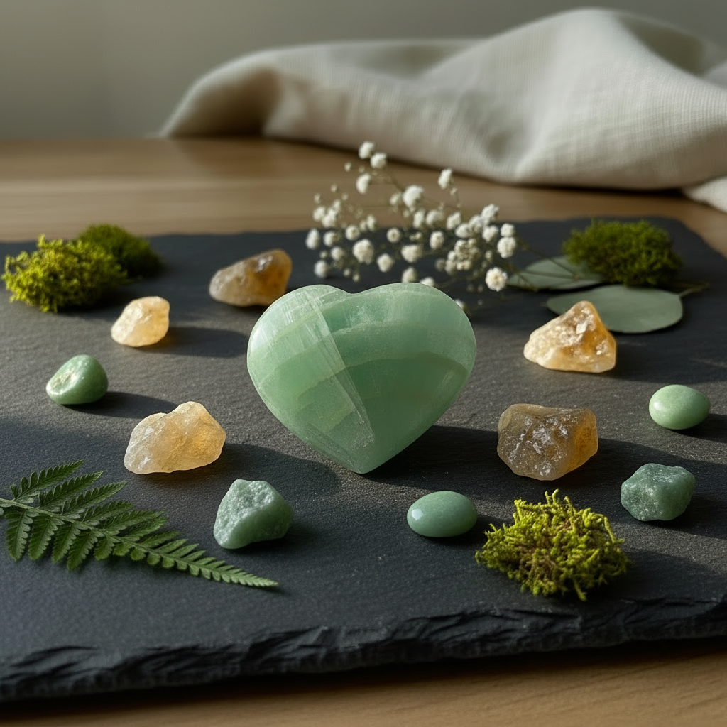Green Calcite Tumble