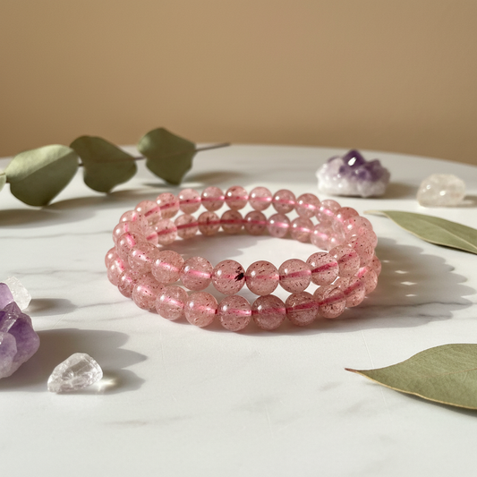 Strawberry Quartz Bracelet Product Image