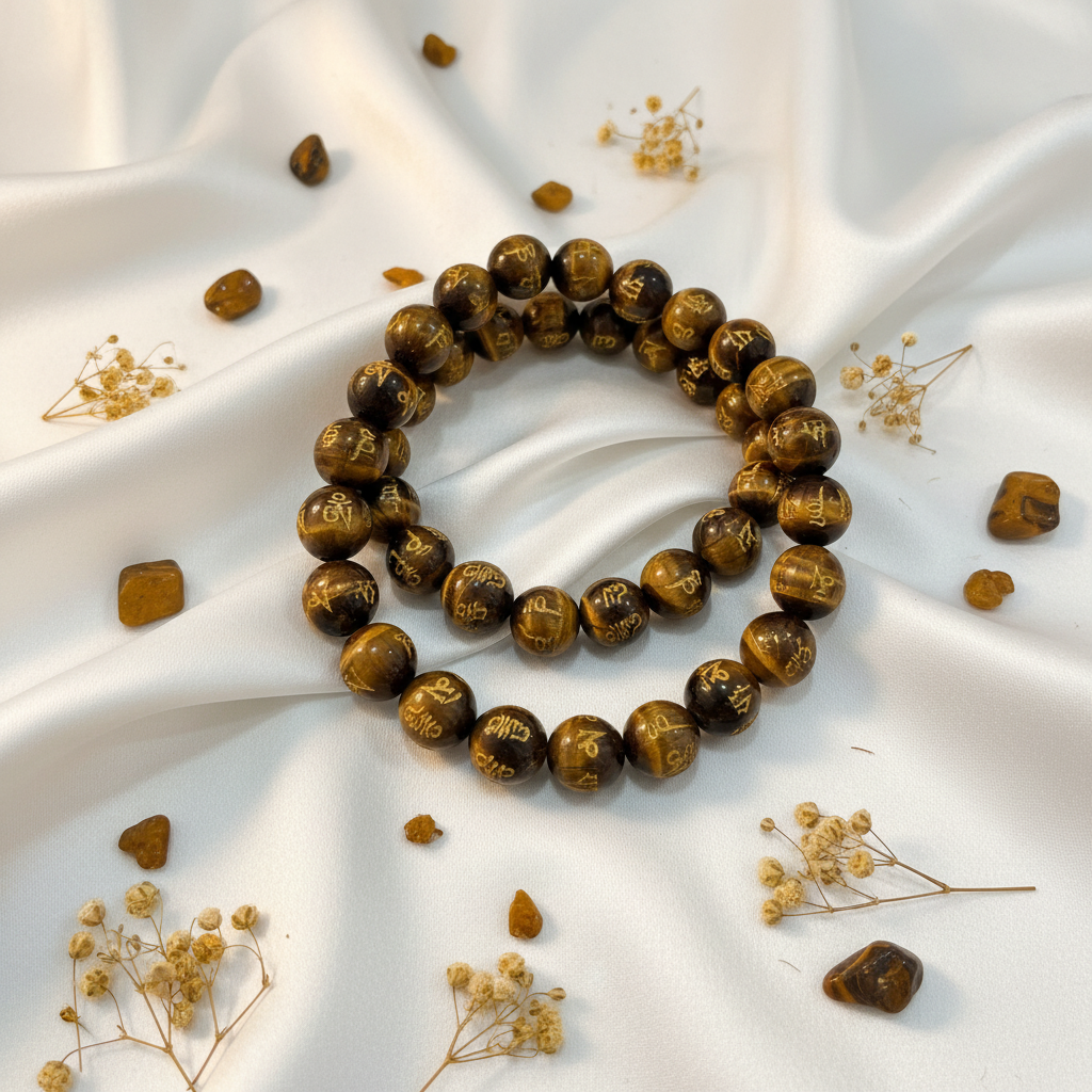 Tiger Eye Om Mani Padme Hum